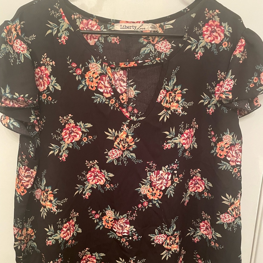 Liberty Love black blouse